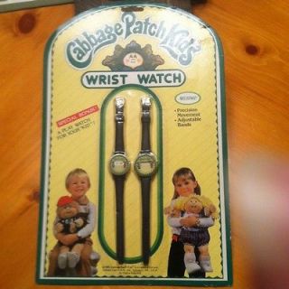 Cabbage Patch Kids Wrist Watch Set On Card 1983 Nelsonic Doll Vintage