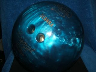 EBONITE PERSONAL 300 BLUE SWIRL MARBLE 10 POUND LB 2 OUNCE OZ BOWLING 