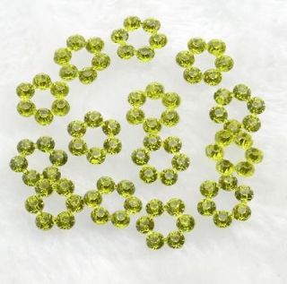 100PCS plastic round ring shape flowers Appliques/craf​t/Wedding 