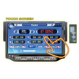   Teknique ICBM 9610 NEW Single DIN 7” Touch Screen DVD/CD/ Player