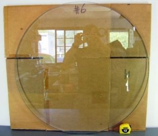  BISTRO BAR RESTAURANT ROUND GLASS TABLE TOP BEVELED EDGE TABLETOP 06