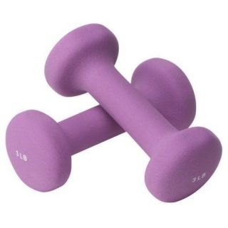 Professional Women 3 lb Dumbbell Hand Weight Aerobic Exercise Fitness 