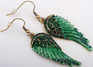angel wing earrings in Earrings