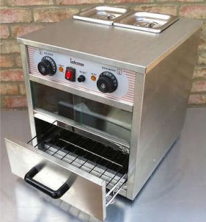NEW ELECTRIC 3IN1 POTATO PIZZA OVEN DISPLAY WARMER BAIN MARIE