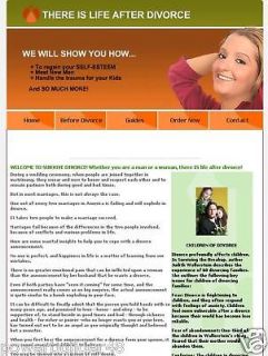 Divorce Survival Guides and Ebooks Website For Sale