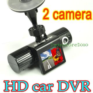 Dual Camera HD Vehicle DVR Accident Video Recorder Night Vision Car 