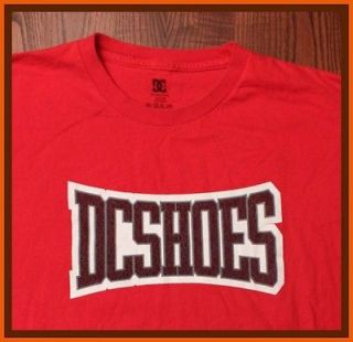 DC Shoes & Skateboard Clothing Rob Dyrdek Classic DC Logo Red XL T 