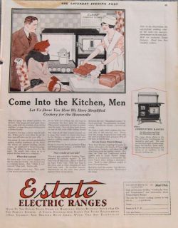 1922 ESTATE STOVE COMPANY ELECTRIC RANGES AD   Hamilton OH