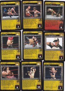 Raw Deal WWE V13.0 Vengeance Play Set Uncommons X 3