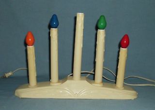 vintage electric christmas candles in Lights