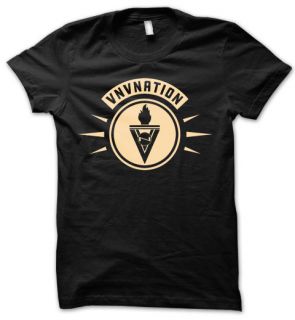 VNV NATION Irish Electronic Music Band Mens T Shirt Black S, M, L, XL 