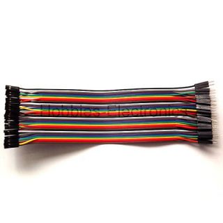   Wire Color Jumper Cable，2.54mm 1P 1P Male to Female For Arduino