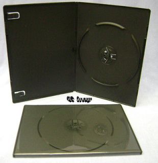   Grade Slim 7mm Single Black DVD CD R Movie Video Game Cases Boxes