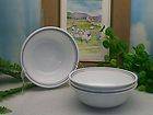 Lot of 4 Corelle Corning Ware PRINSTON Cereal Soup or Salad Bowls 