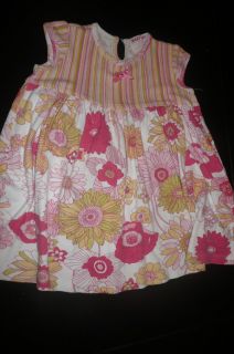 2T Baby Nay floral dress pnk orange green VGUC boutique summer 