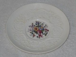 Vintage Wedgwood Patrician Swansea China Floral Saucer