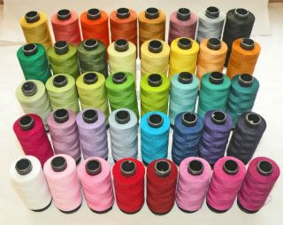 50 Large Spools 100% Cotton Sewing Thread. 500 Mtr each