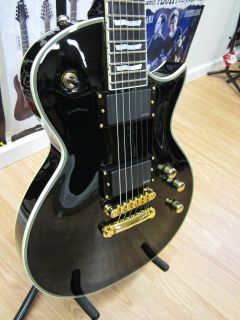ESP LTD EC 1000T/CTM Black Electric Guitar   New w/ Warranty
