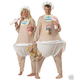 Adult Men Funny Cry Baby Halloween Couple Costume