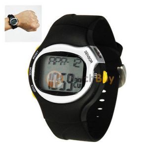   Pulse Heart Rate Monitor Stop Watch Calorie Counter Fitness Exercise