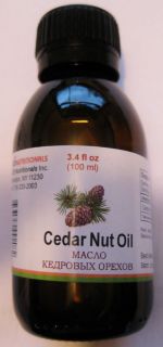 Siberian Pine Nut Oil 3.4 oz Heals Digestive System   Duodenum Ulcers 