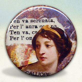 Calliope Greek Muse Pocket Mirror tartx