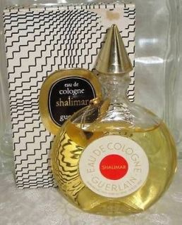   oz. Guerlain Shalimar Eau de Cologne In Sealed Bottle With Box