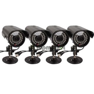 Lot4 1/4 Sharp CCD 36IR 420TVL Surveillance CCTV Security Camera 