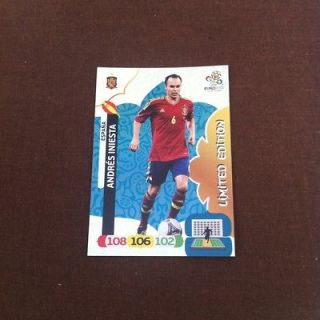 PANINI ADRENALYN XL UEFA EURO 2012 LIMITED EDITION CARD   ANDRES 