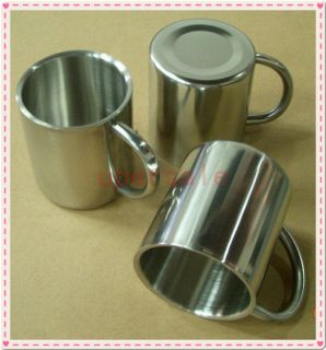 Stainless Steel Coffee Mug Tumbler Camping Mug Double deck Bilayer Cup