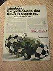 1971 Retro Huffy Riding Lawn Mower Tractor Farm B W Ad