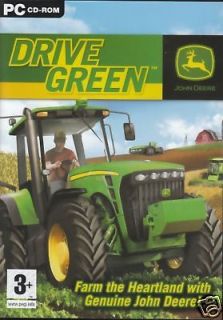 JOHN DEERE DRIVE GREEN PC GAME XP/VISTA SEALED NEW