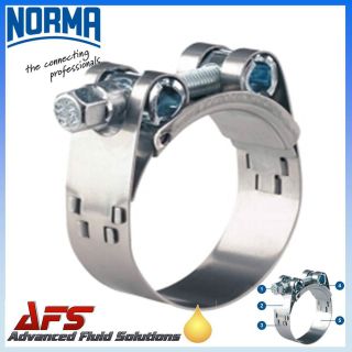   Stainless Supra Heavy Duty Hose Clamp Exhaust Pipe Turbo Clip Mikalor