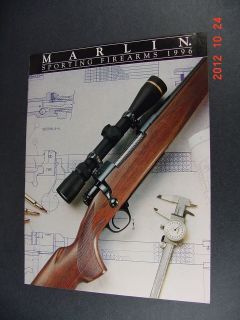 1996 Marlin Arms Firearms Gun Catalog