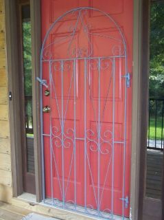 Wrought Iron Garden Gate Authentic Antique from England, S Scroll 5 