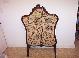 antique fireplace screen in Antiques