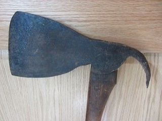 RARE Vintage Handforged Firemans Axe Pick Antique Firefighting 