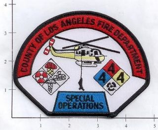     Los Angeles County Fire Dept Special Operations CA Fire Patch
