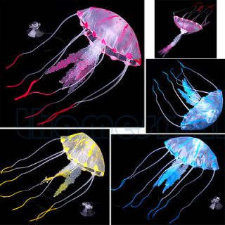   Effect Eye catching Jellyfish for Aquarium Fish Tank Pool Ornament