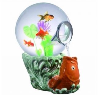Brand New Koi Fish Magic Globe Fish Aquarium   5 Gallon Fish Tank   $ 