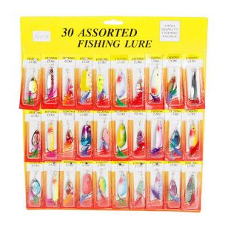   Trout Spoon Metal Fishing Lures Spinner Baits Bass Tackle Colorful