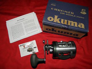 Okuma Chromer CR 400LX High Performance Baitcaster Reel