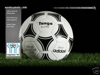 adidas Tango 1978 FIFA World Cup ball in Argentina