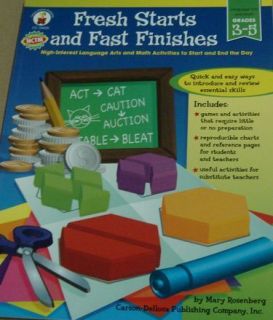 Fresh Starts and Fast Finishes High Interest Language Arts and Math 