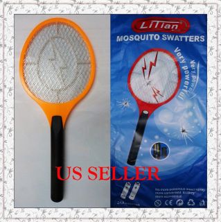   LARGE MOSQUITO BUG INSECT ZAPPER ELECTRIC FLY SWATTER RACKET WHOLESALE