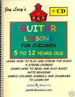  Guitar Lessons   FOR CHILDREN 5 to 12 YRS OLD WITH CD & FLASH CARDS