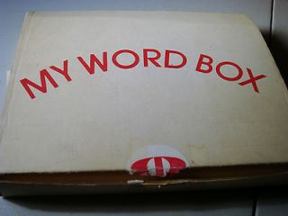 200+ VINTAGE WORD & PICTURE FLASH CARDS my word box