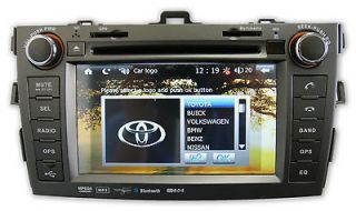 IN DASH DOUBLE DIN LCD SCREEN GPS NAVIGATION FOR TOYOTA COROLLA 09 11