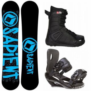   2012 Yeti 162 Mens Rocker Snowboard + Sapient Bindings + Head Boots