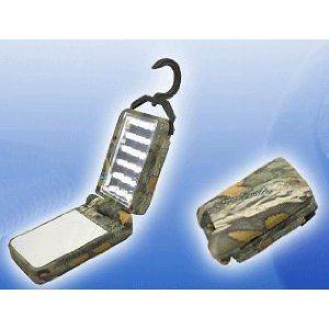   Camo 18 LED Rechargeable Folding Flip Light w/ Pouch and Car Charger